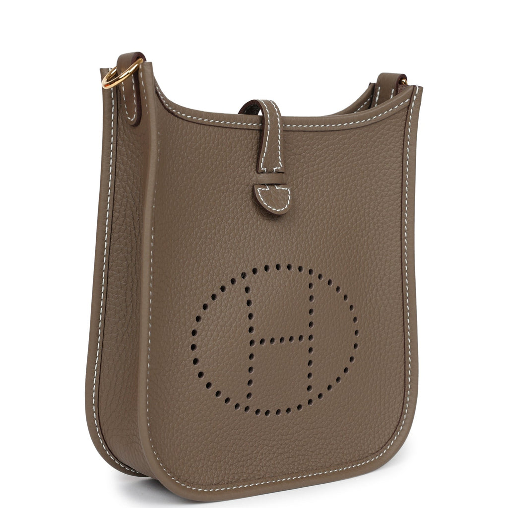 Hermès Evelyne TPM Etoupe Clemence Gold Hardware