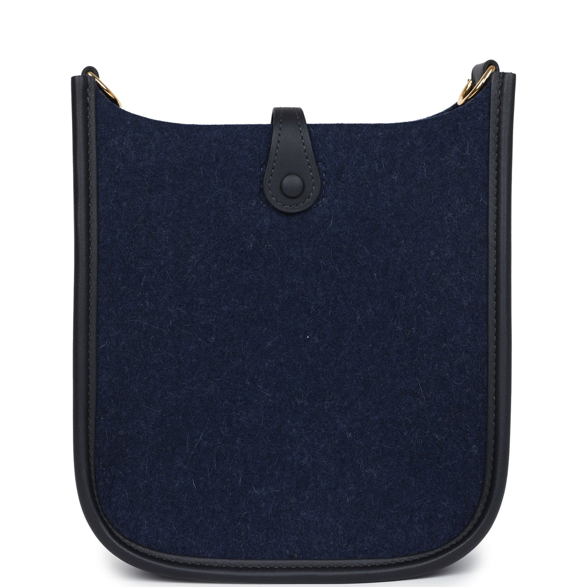 Hermès Evelyne TPM Bleu Nuit Feutre and Caban Swift Gold Hardware