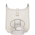 Hermès Evelyne TPM Gris Pale Clemence Palladium Hardware