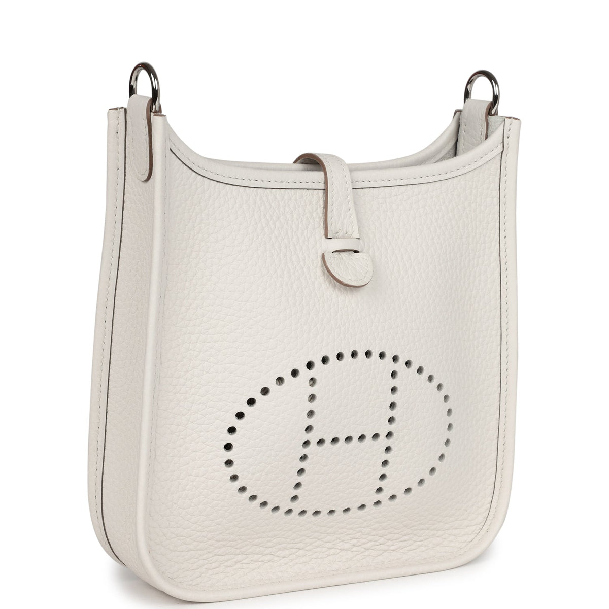 Hermès Evelyne TPM Gris Pale Clemence Palladium Hardware