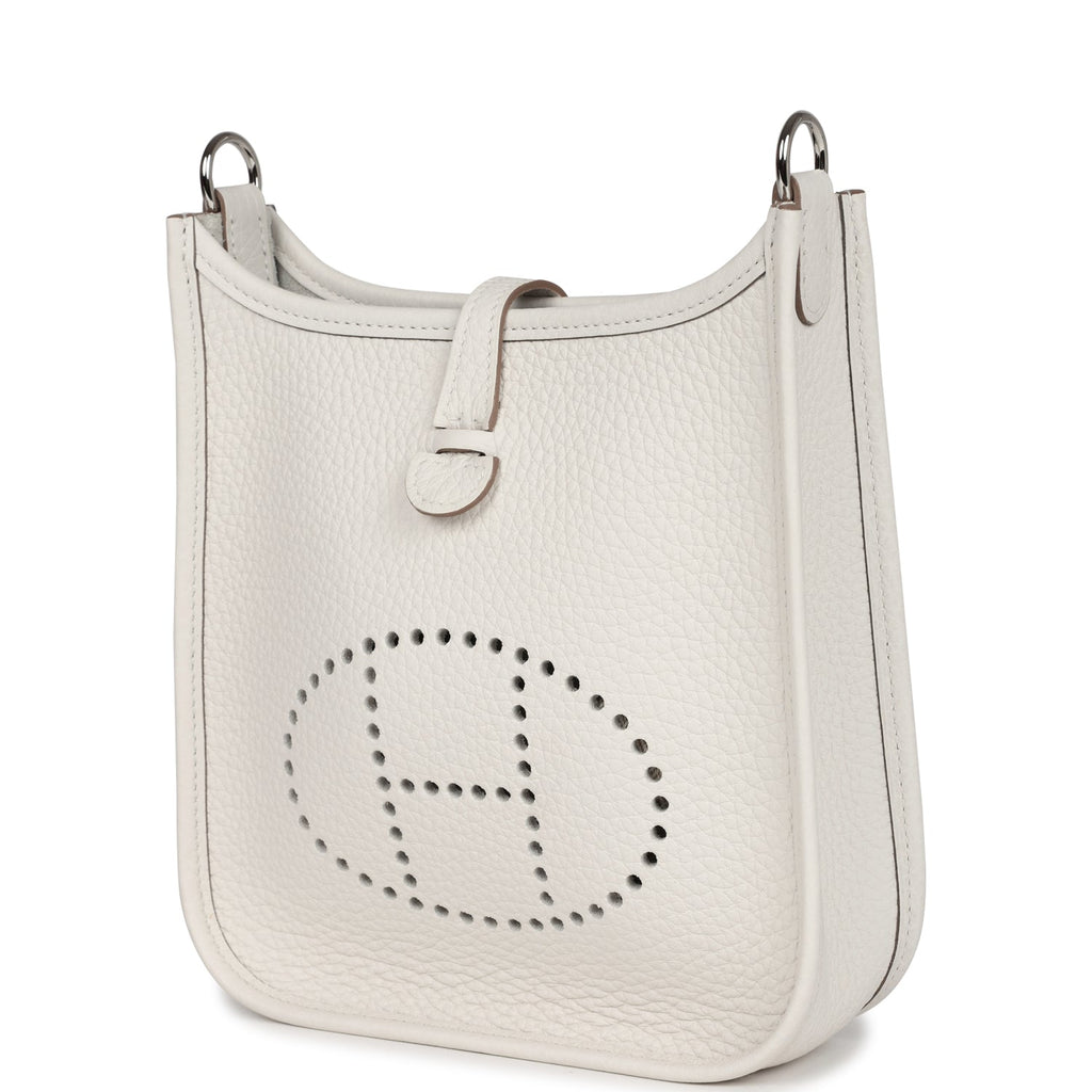 Hermès Evelyne TPM Gris Pale Clemence Palladium Hardware