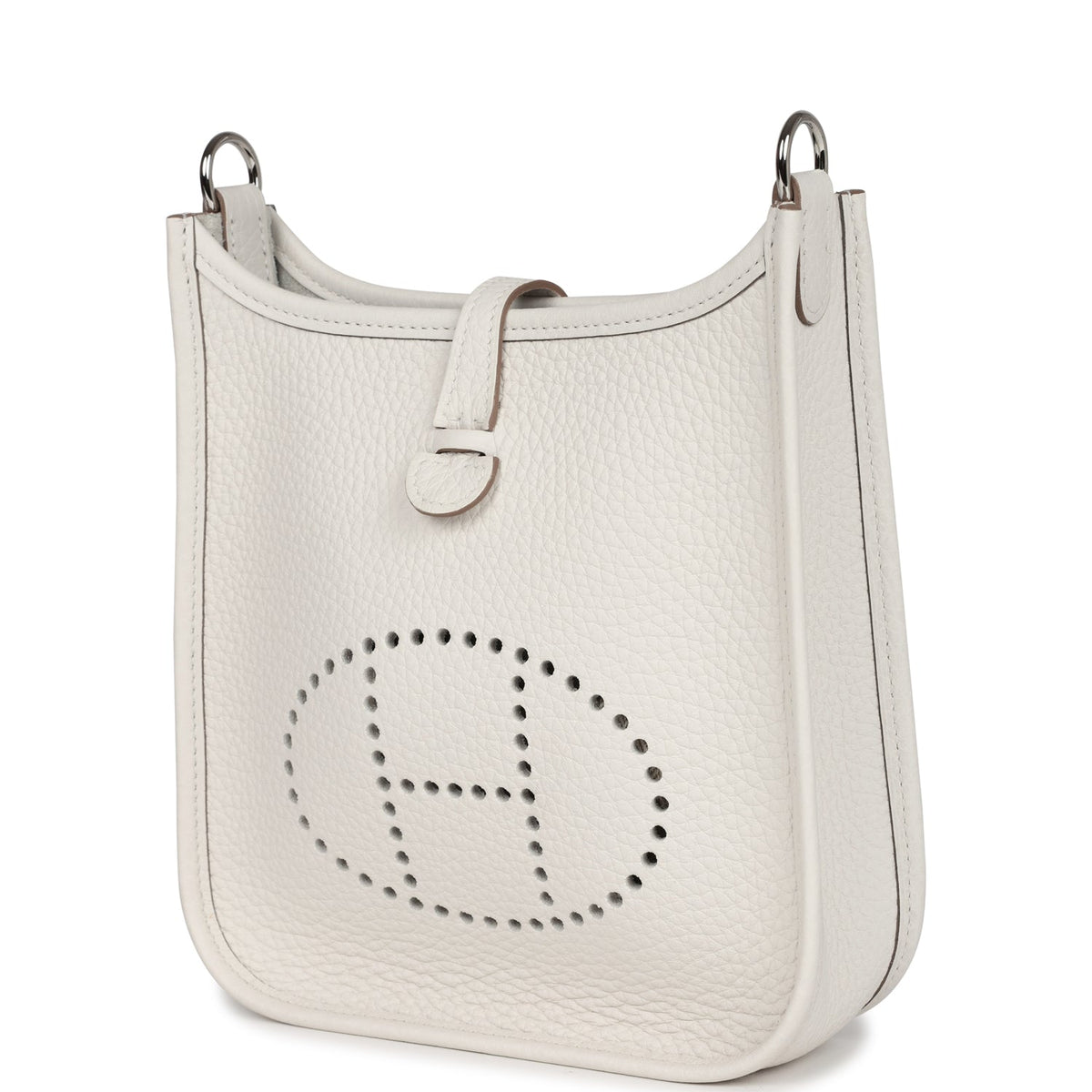 Hermès Evelyne TPM Gris Pale Clemence Palladium Hardware