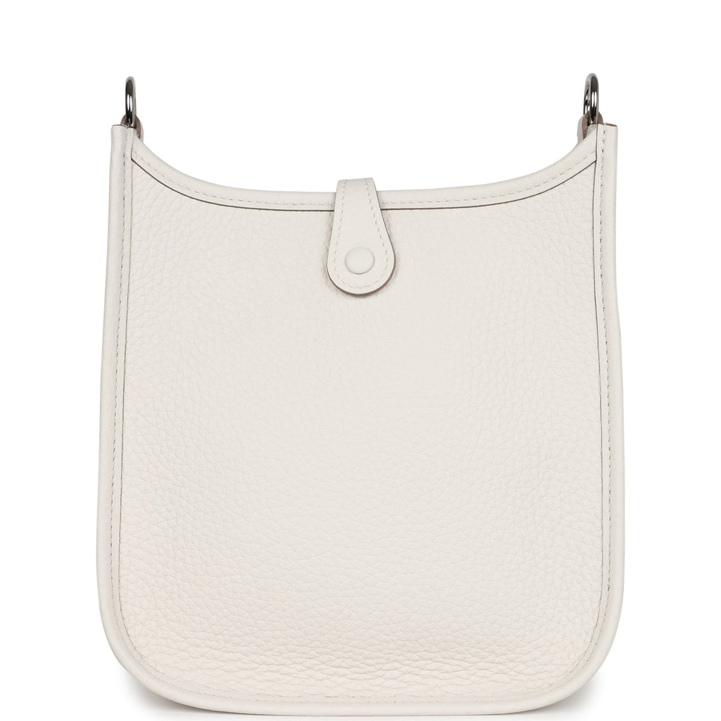 Hermès Evelyne TPM Gris Pale Clemence Palladium Hardware