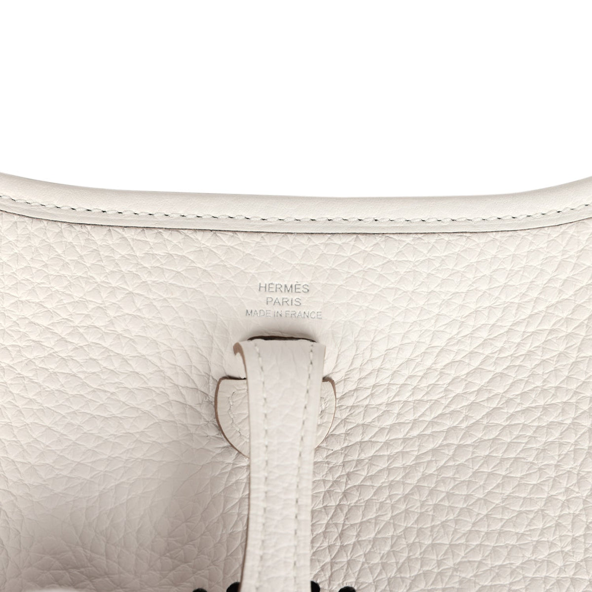 Hermès Evelyne TPM Gris Pale Clemence Palladium Hardware