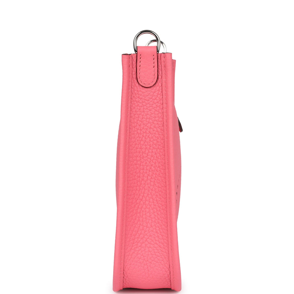 Hermès Evelyne TPM Rose Azalee Clemence Palladium Hardware