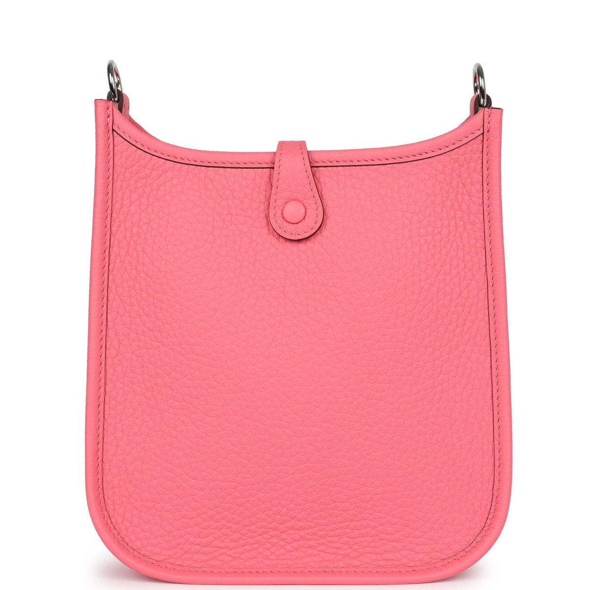 Hermès Evelyne TPM Rose Azalee Clemence Palladium Hardware