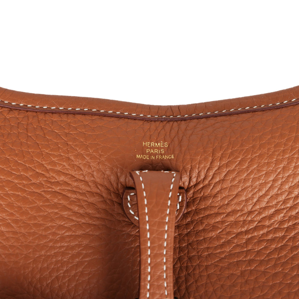 Hermès Evelyne TPM Gold Clemence Gold Hardware