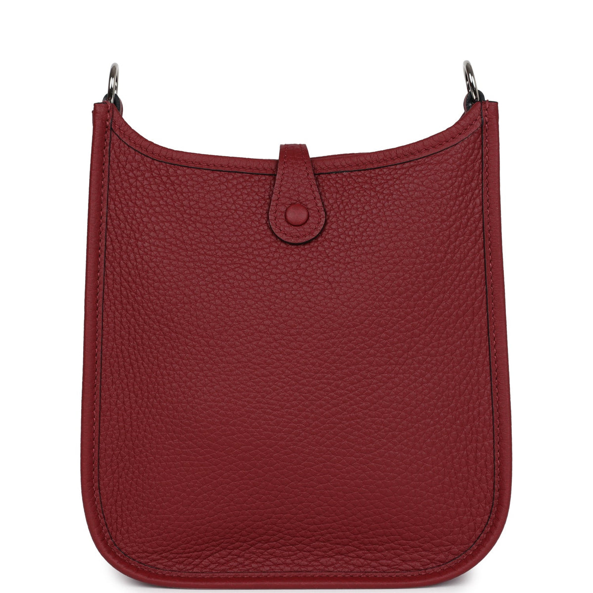 Hermès Evelyne TPM Rouge H Clemence Palladium Hardware