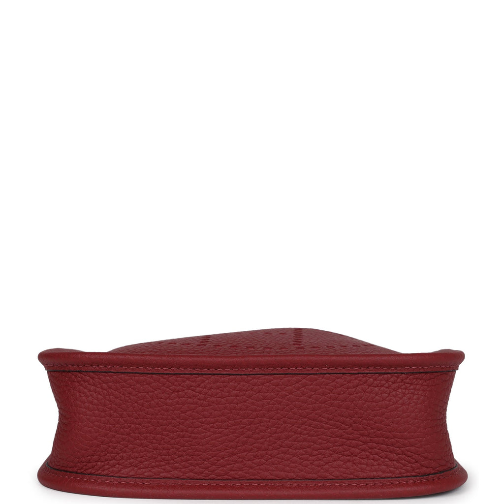 Hermès Evelyne TPM Rouge H Clemence Palladium Hardware