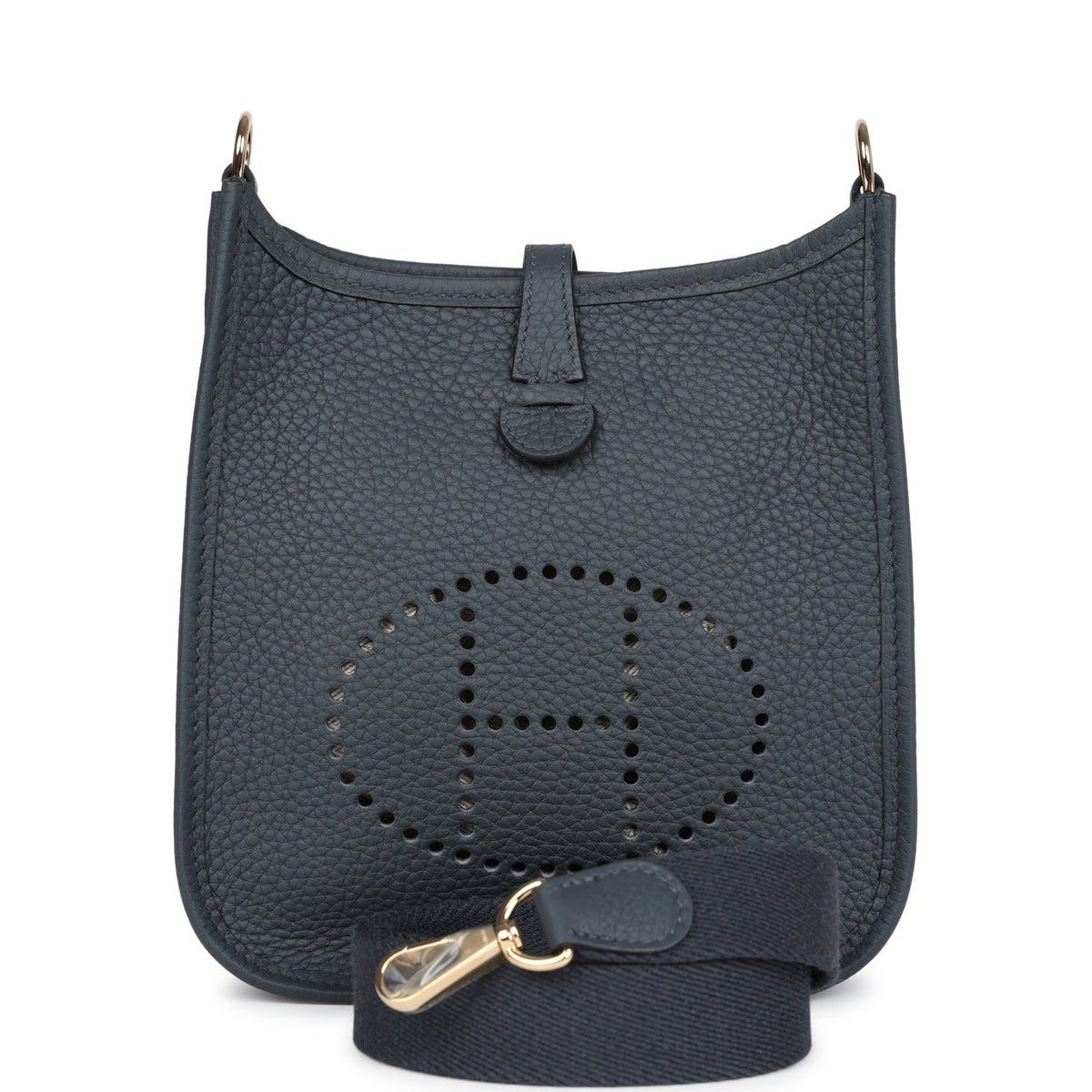 Hermès Evelyne TPM Gris Misty Clemence Permabrass Hardware