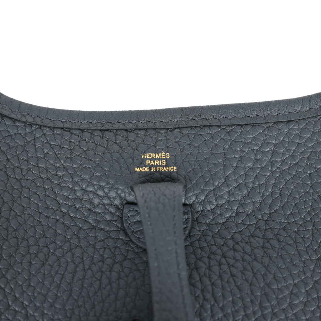 Hermès Evelyne TPM Gris Misty Clemence Permabrass Hardware