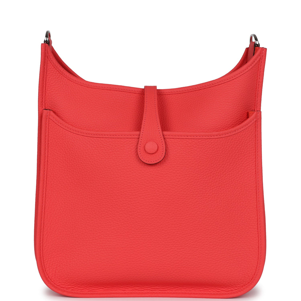 Hermès Evelyne III PM Rose Texas Clemence Palladium Hardware