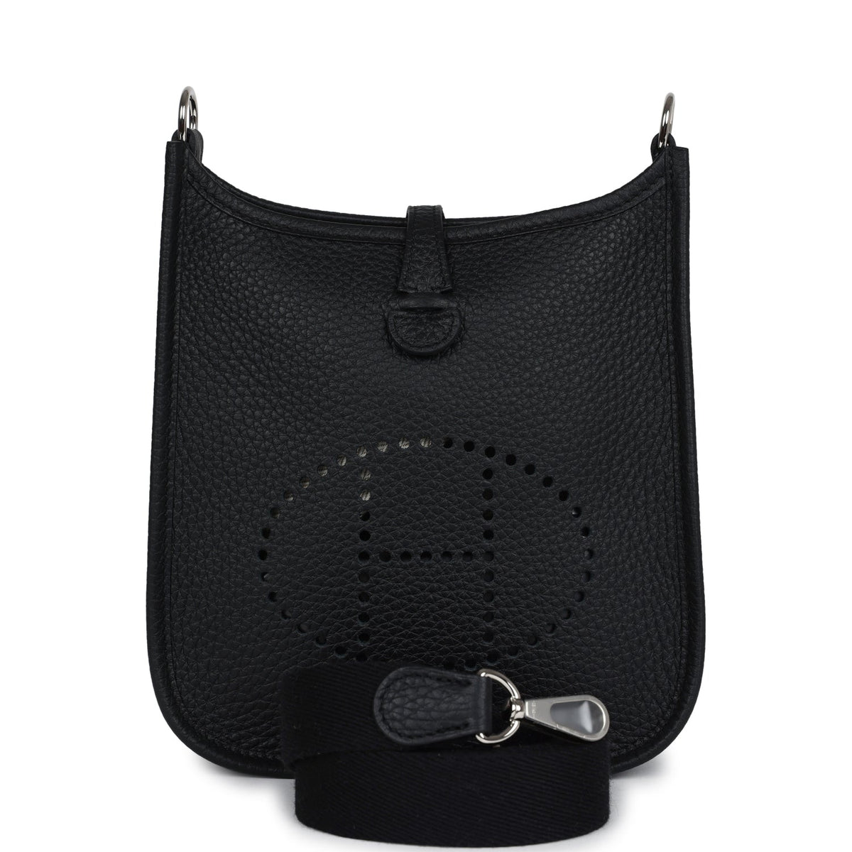 Hermès Evelyne TPM Black Clemence Palladium Hardware