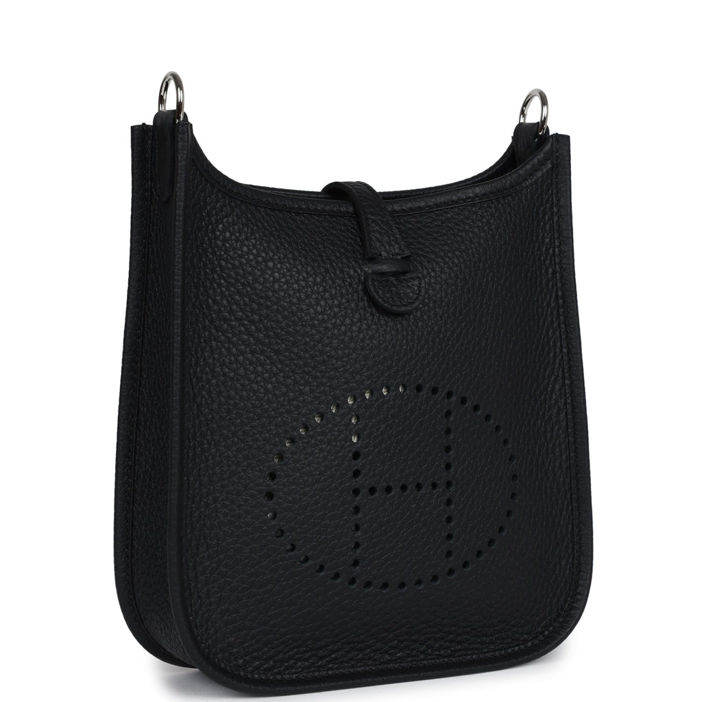 Hermès Evelyne TPM Black Clemence Palladium Hardware