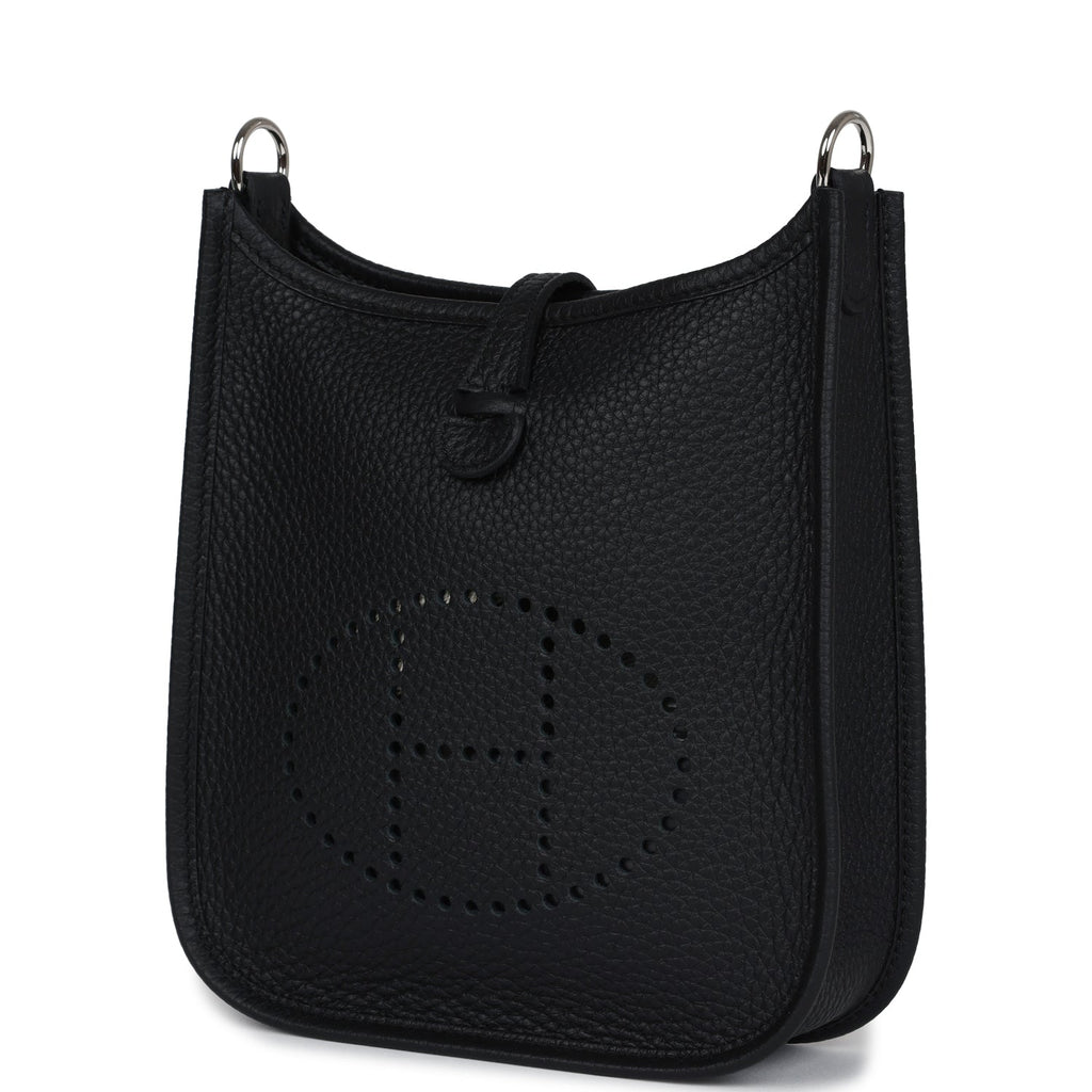 Hermès Evelyne TPM Black Clemence Palladium Hardware