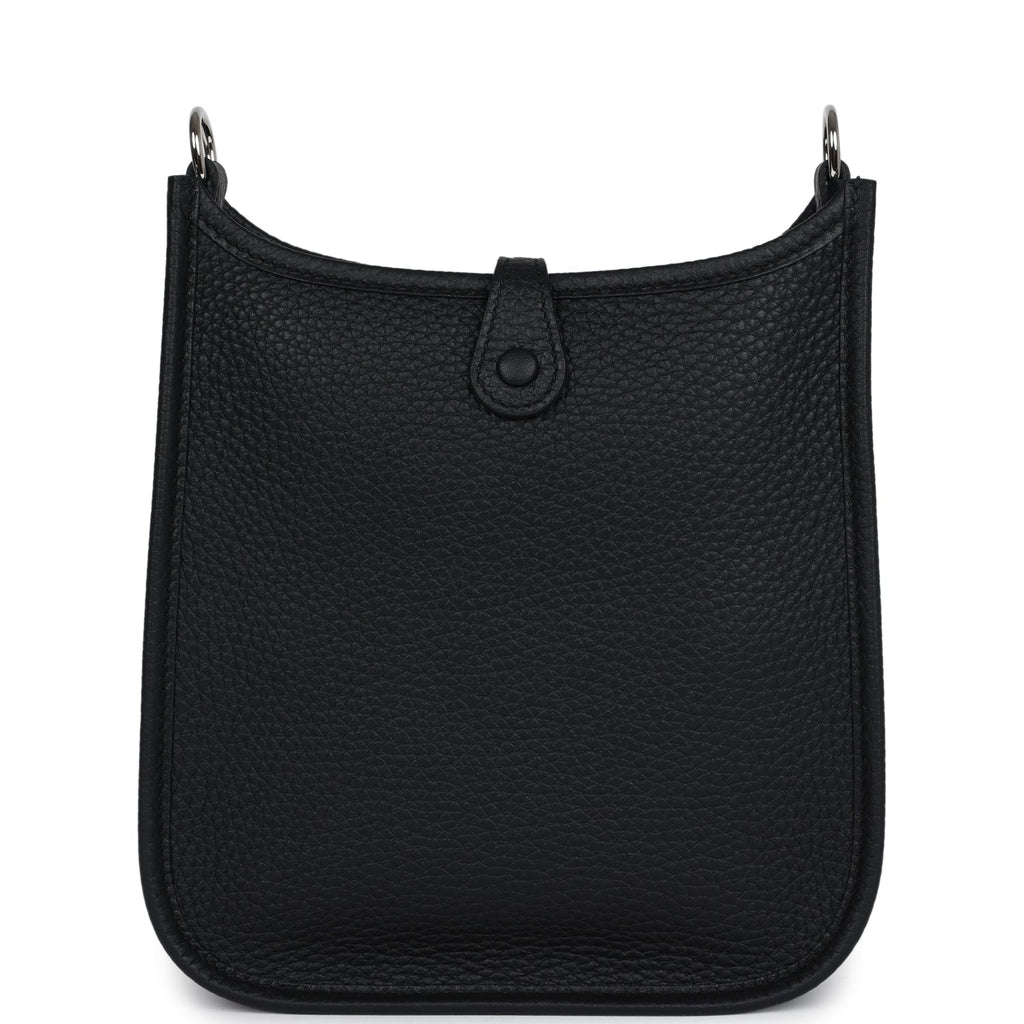 Hermès Evelyne TPM Black Clemence Palladium Hardware