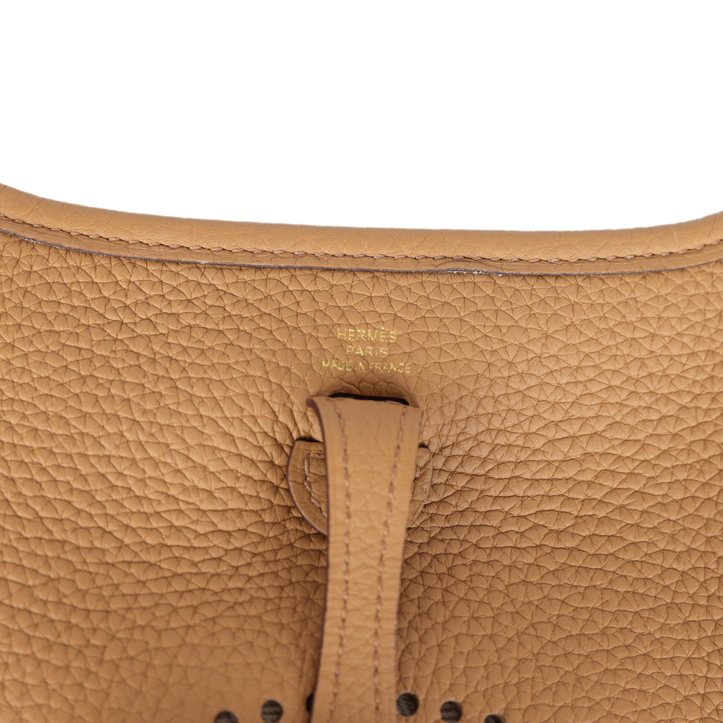 Hermès Evelyne TPM Biscuit Clemence Gold Hardware