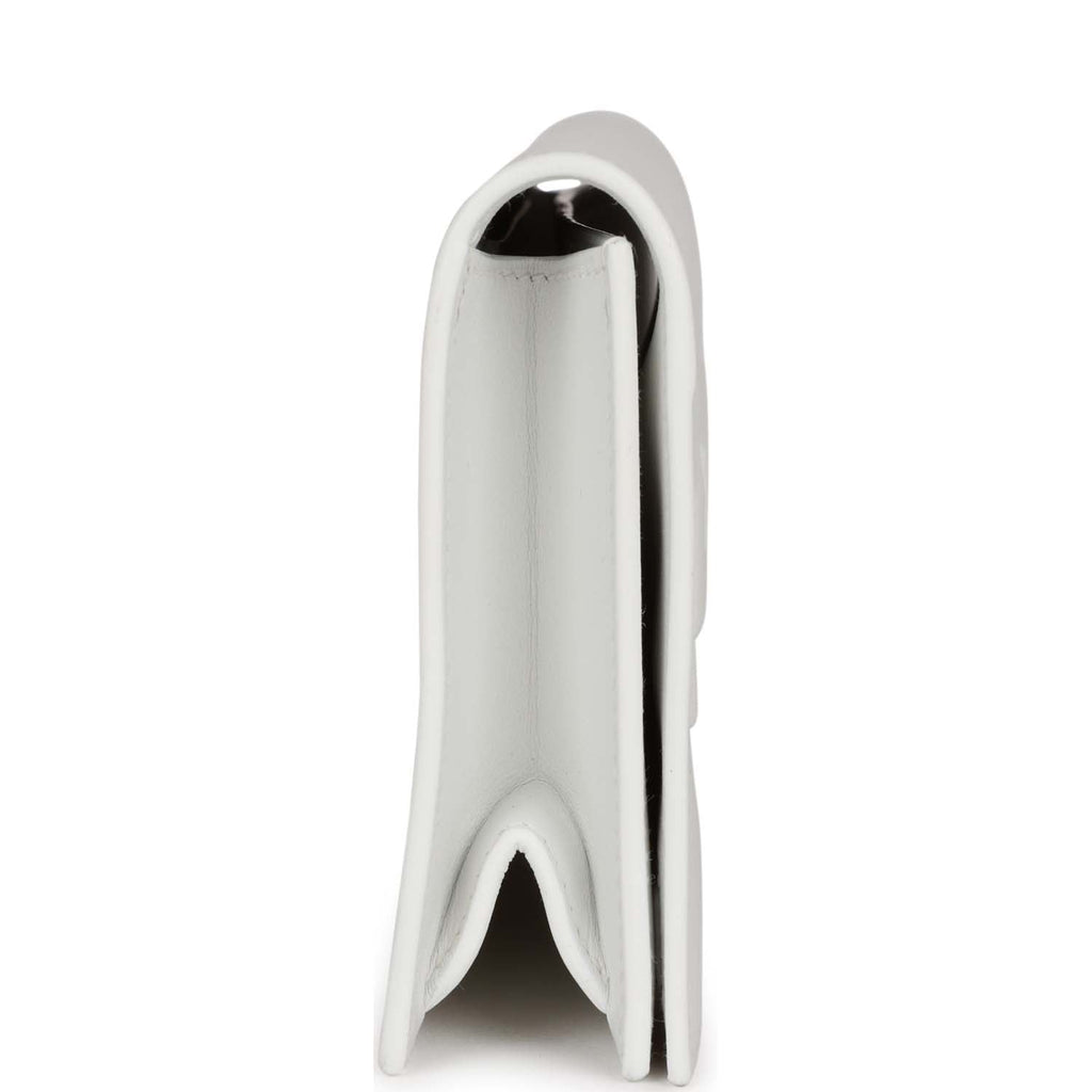 Hermès Shadow Kelly Cut New White Swift