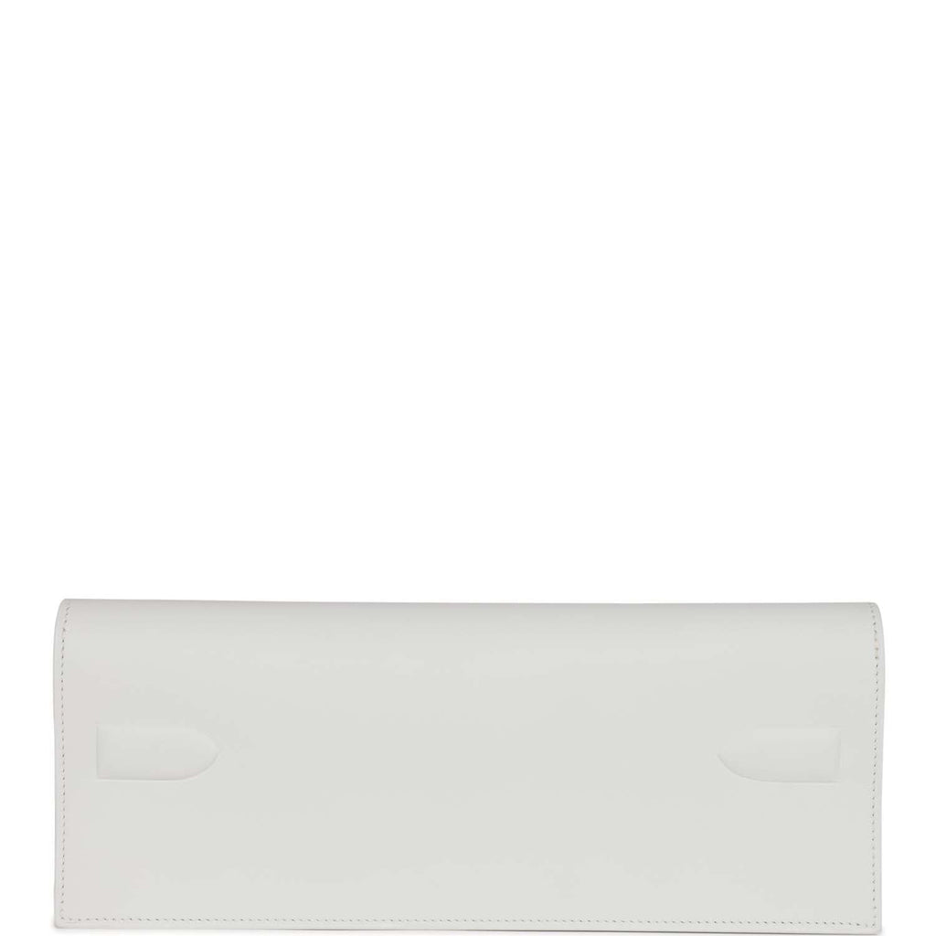 Hermès Shadow Kelly Cut New White Swift