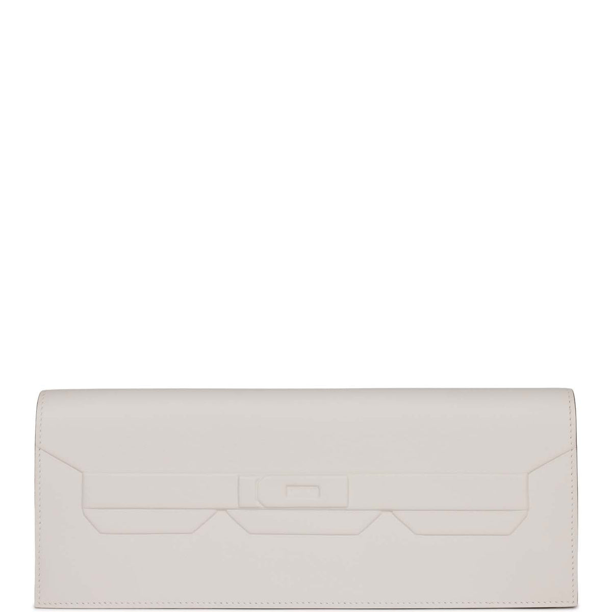 Hermès Shadow Kelly Cut Gris Pale Swift