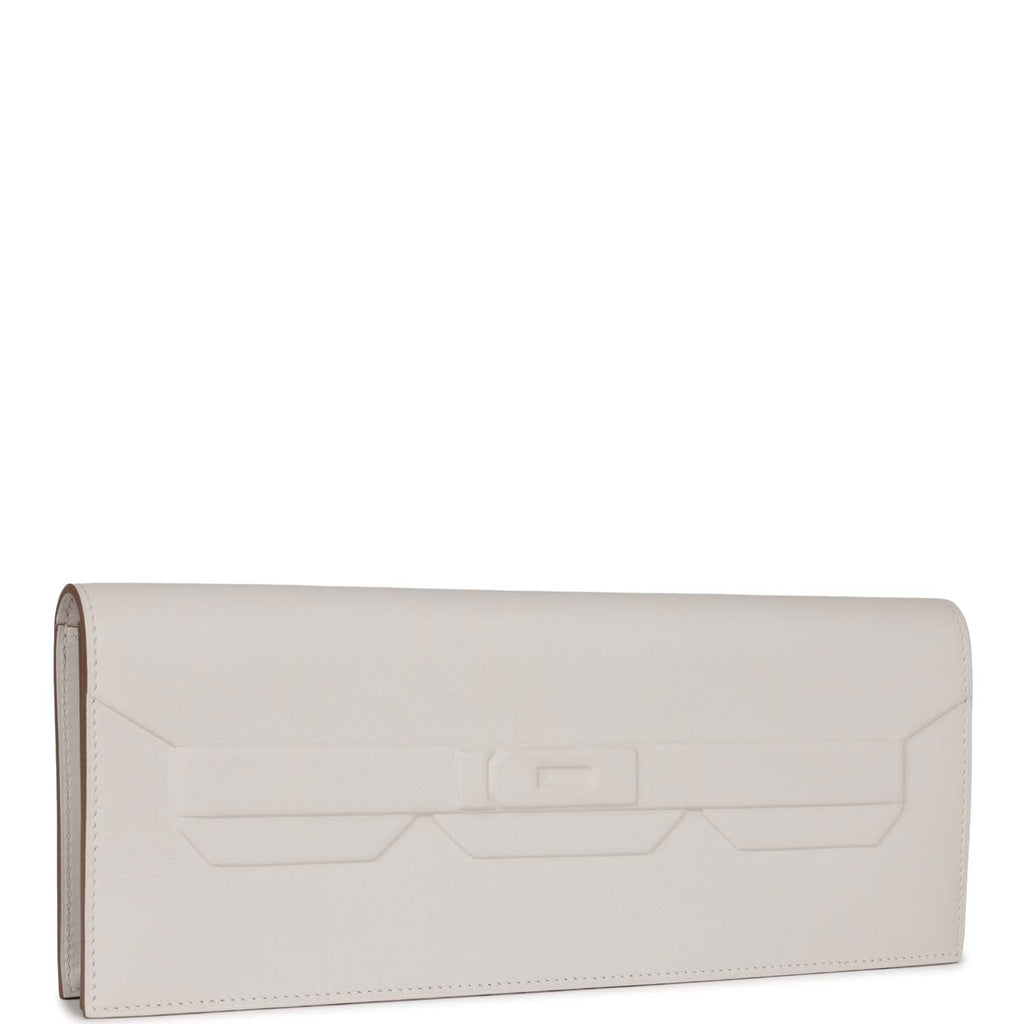 Hermès Shadow Kelly Cut Gris Pale Swift