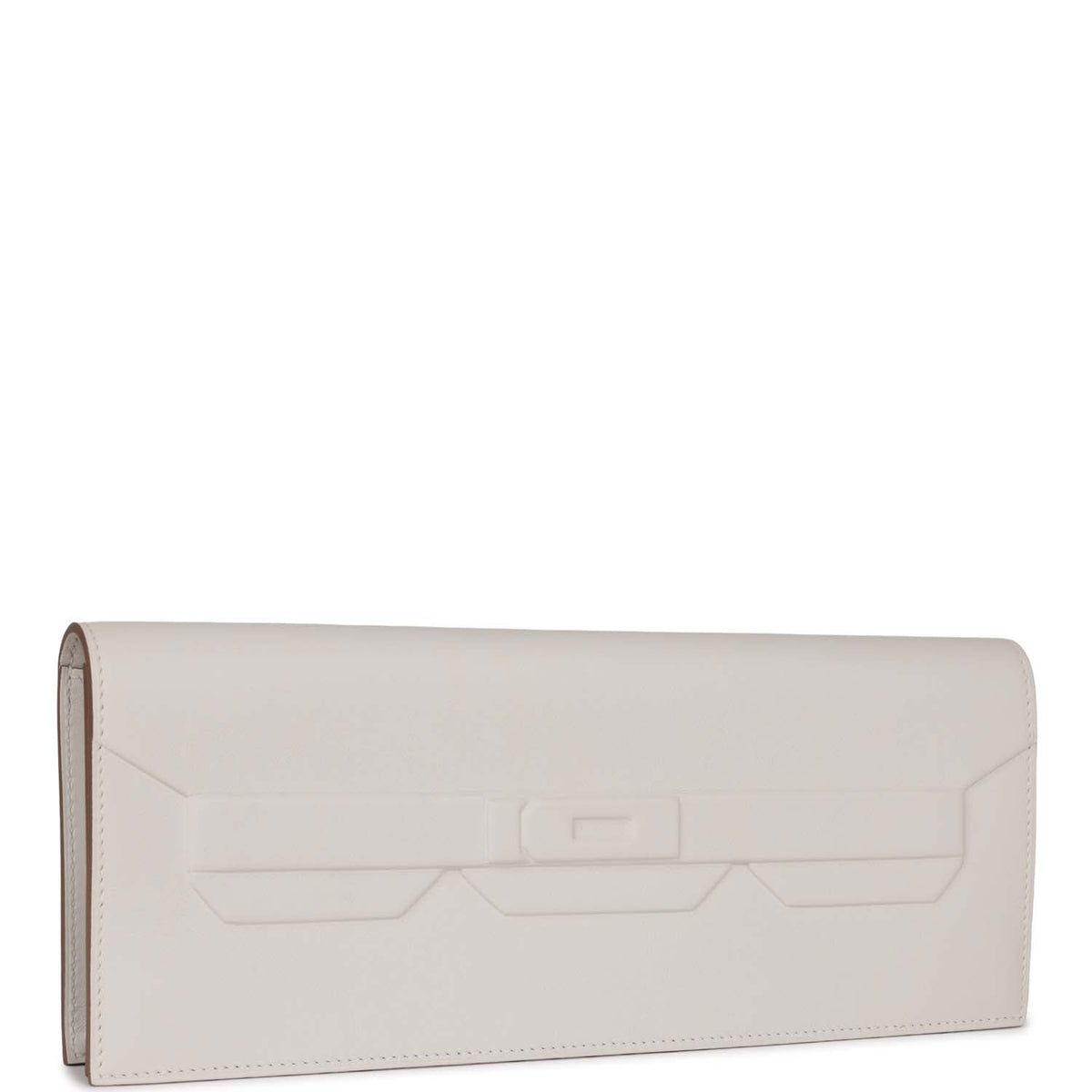 Hermès Shadow Kelly Cut Gris Pale Swift