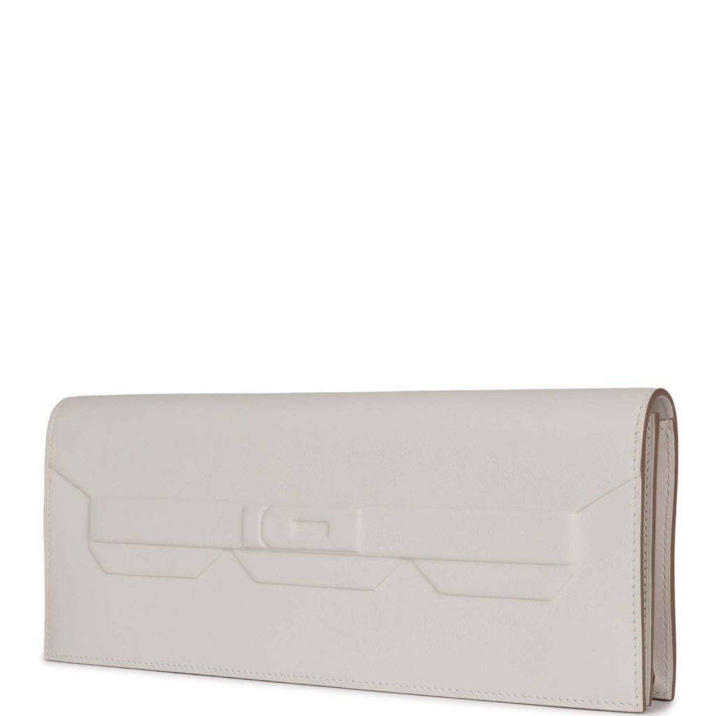 Hermès Shadow Kelly Cut Gris Pale Swift
