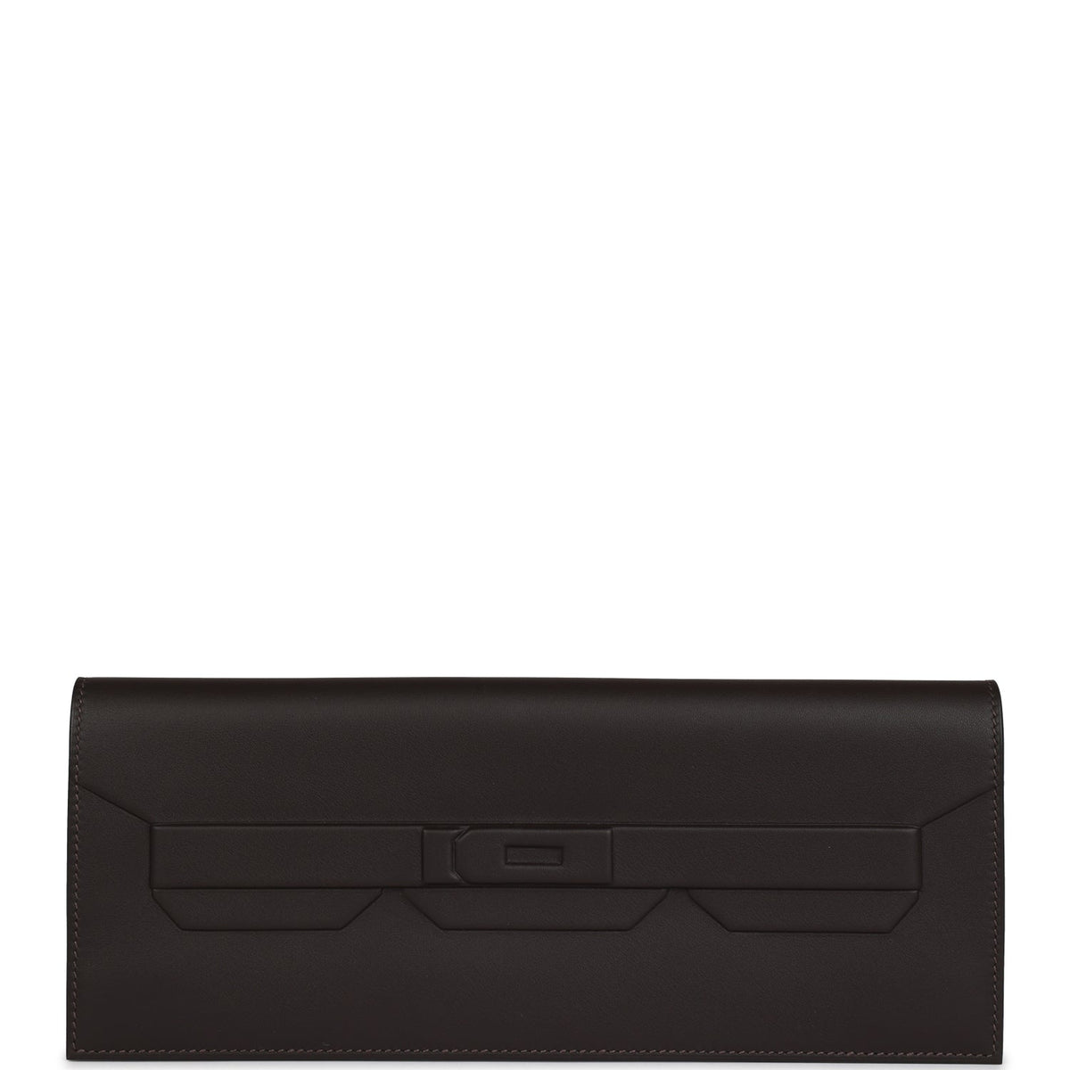 Hermès Shadow Kelly Cut Ebene Swift Calfskin