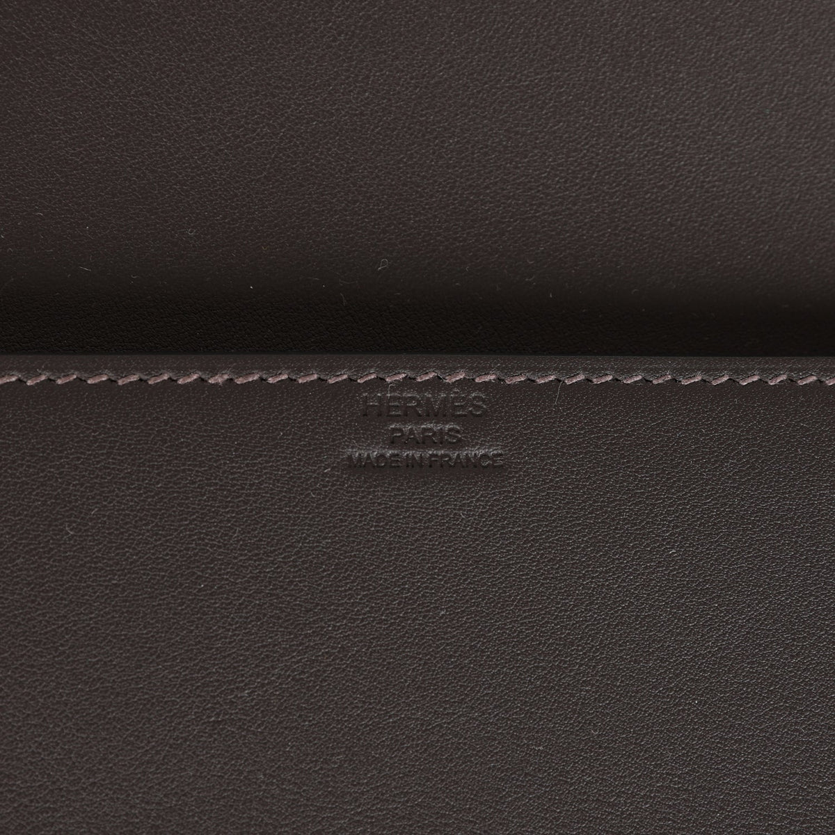Hermès Shadow Kelly Cut Ebene Swift Calfskin