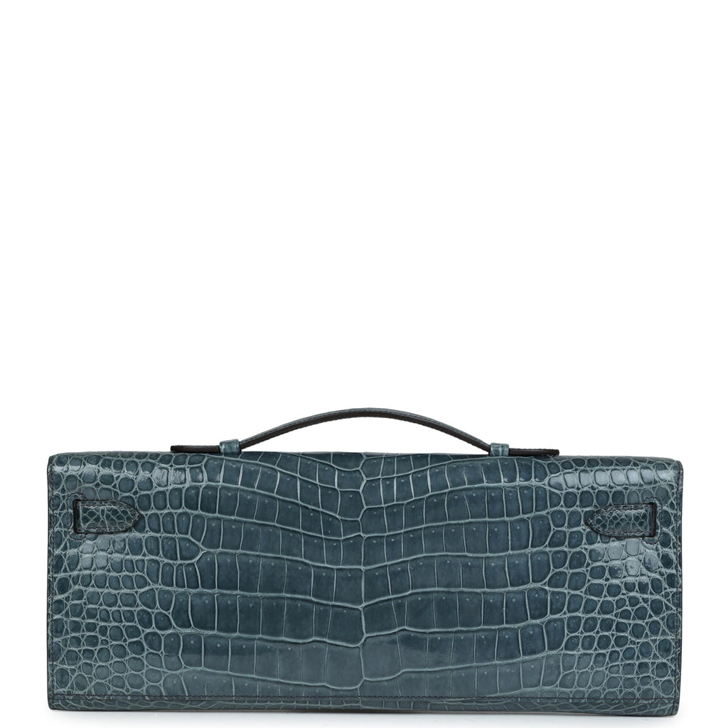 Hermès Kelly Cut Colvert Shiny Faux Leather Gold Hardware