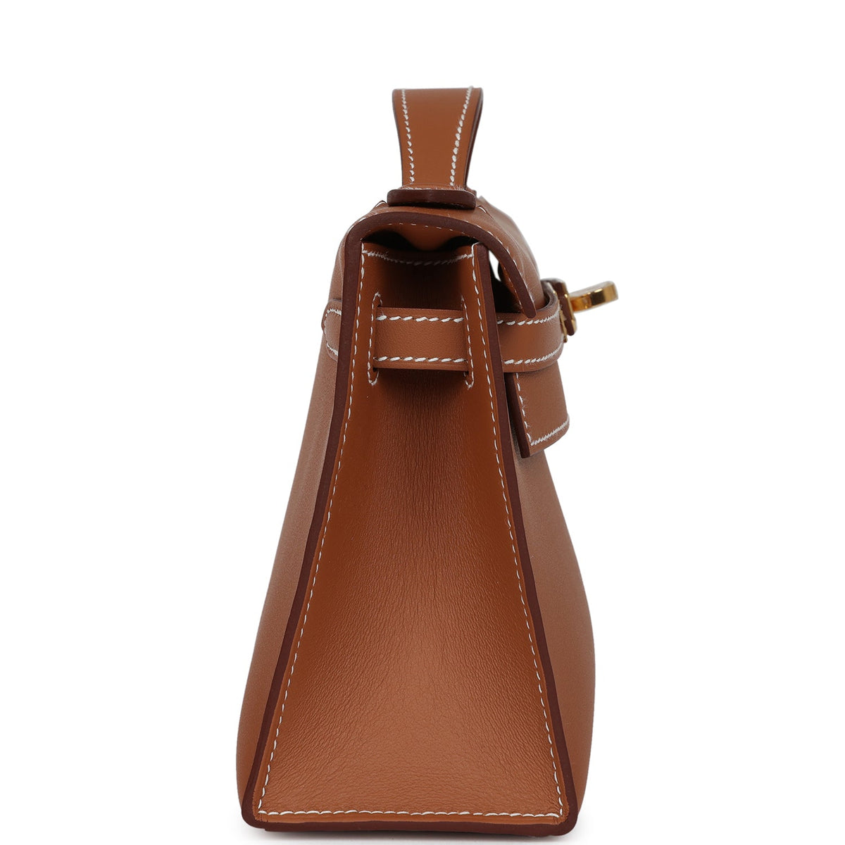 Hermès Kelly Pochette Gold Swift Gold Hardware