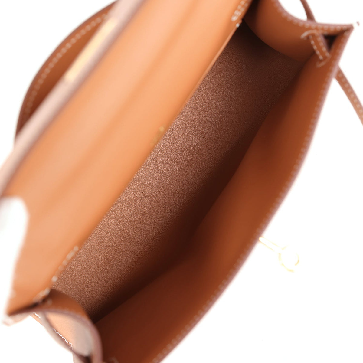 Hermès Kelly Pochette Gold Swift Gold Hardware