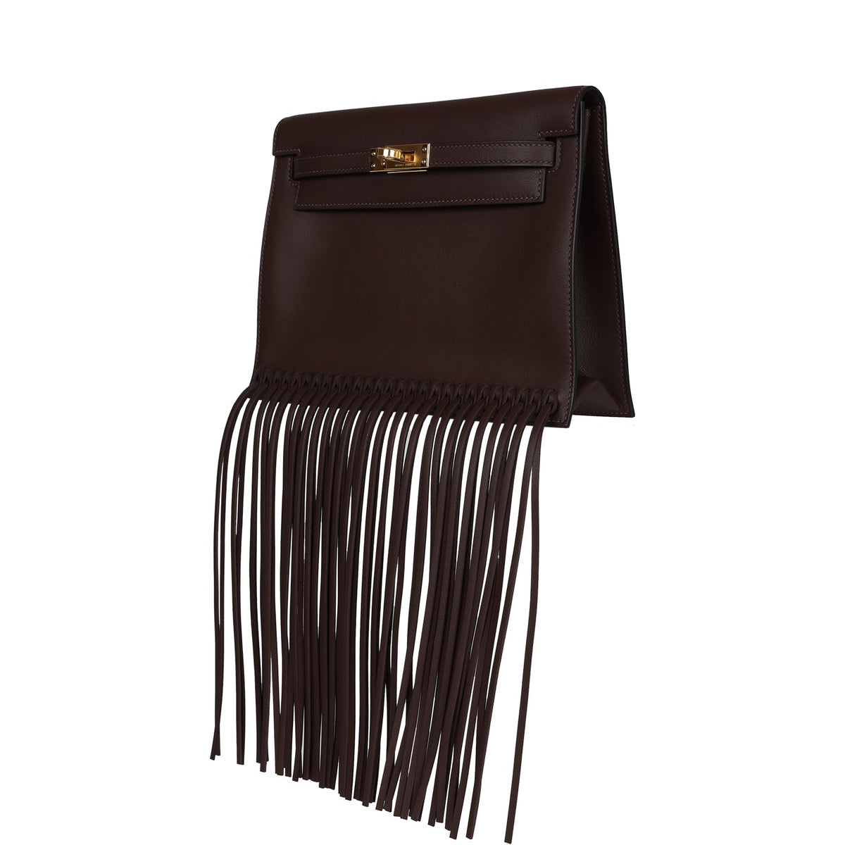 Hermès Kelly Danse Anate Moka Swift Gold Hardware