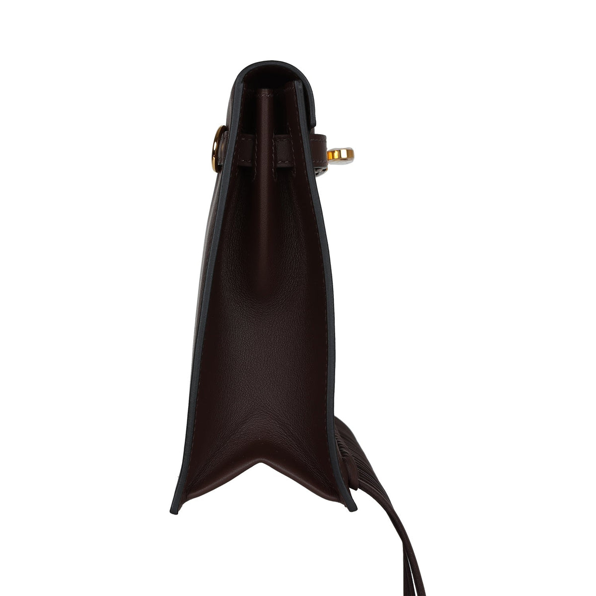 Hermès Kelly Danse Anate Moka Swift Gold Hardware