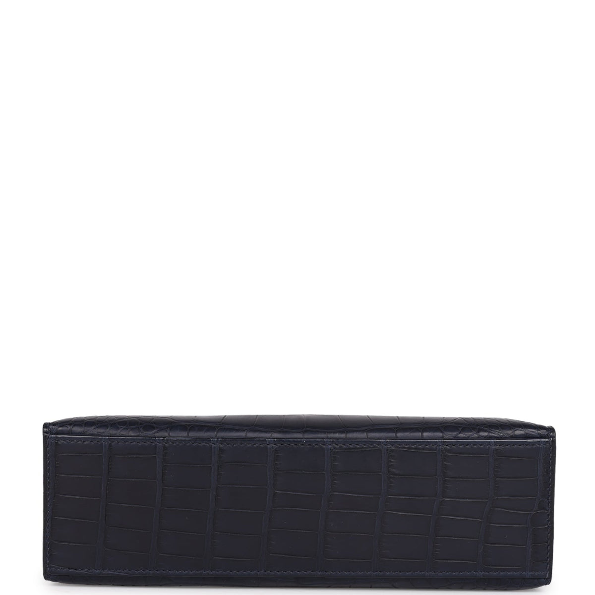 Hermès Kelly Pochette Bleu Indigo Matte Faux Leather Gold Hardware