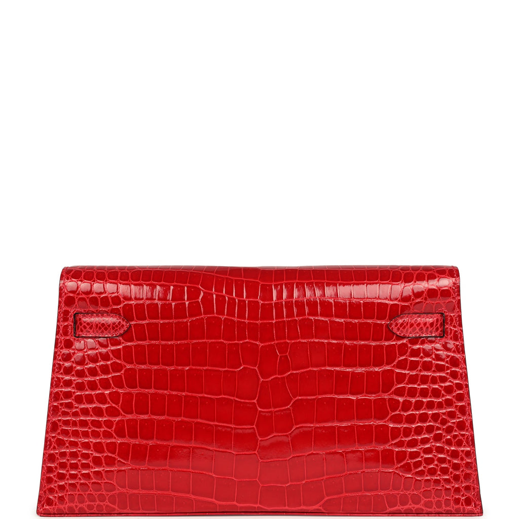 Hermès Kelly Elan Braise Shiny Faux Leather Gold Hardware