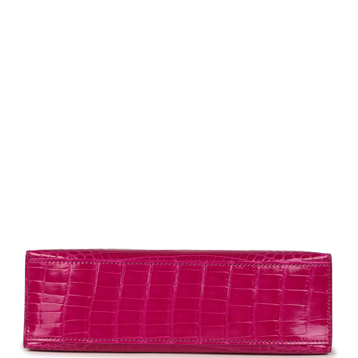 Hermès Kelly Pochette Rose Scheherazade Shiny Faux Leather Gold Hardware
