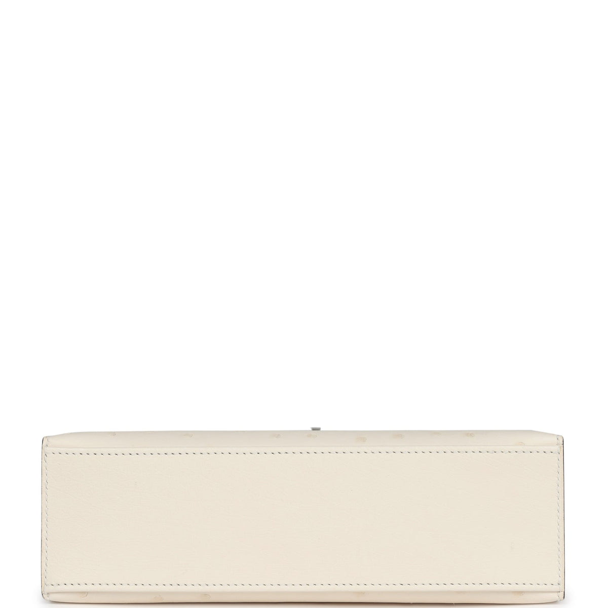 Hermès Kelly Pochette Nata Ostrich Palladium Hardware