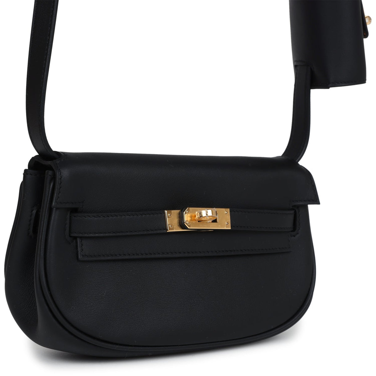 Hermès Kelly Moove Black Swift Gold Hardware