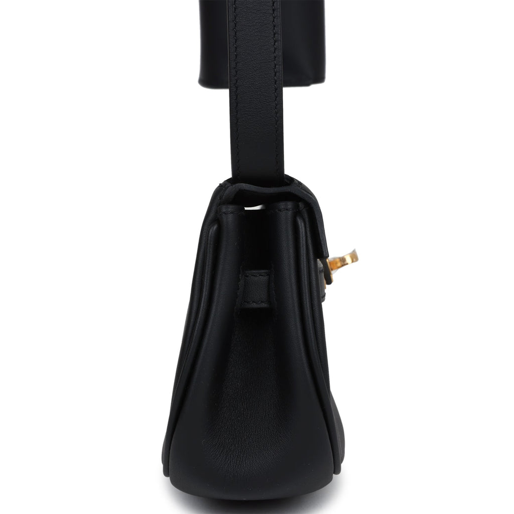 Hermès Kelly Moove Black Swift Gold Hardware