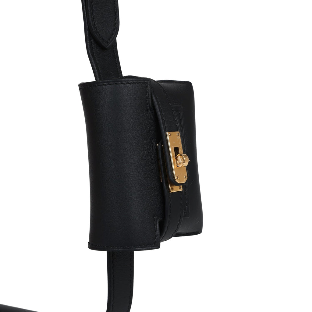 Hermès Kelly Moove Black Swift Gold Hardware