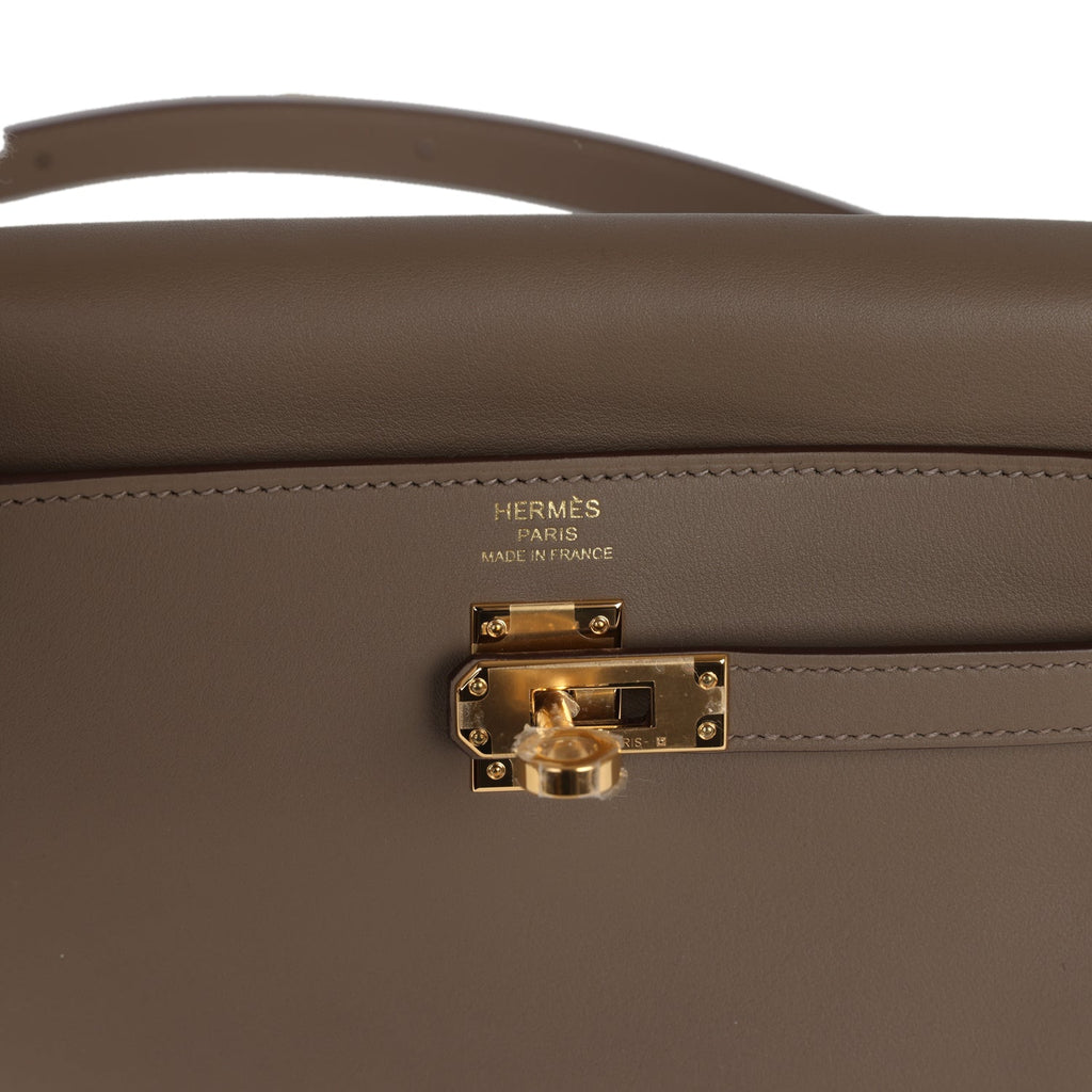 Hermès Kelly Moove Etoupe Swift Gold Hardware