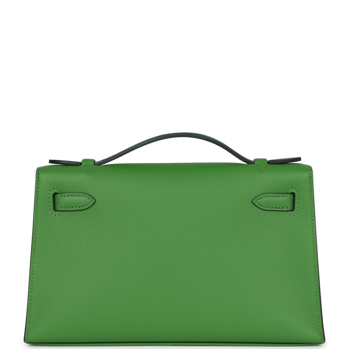 Hermès Kelly Pochette Vert Yucca Swift Gold Hardware