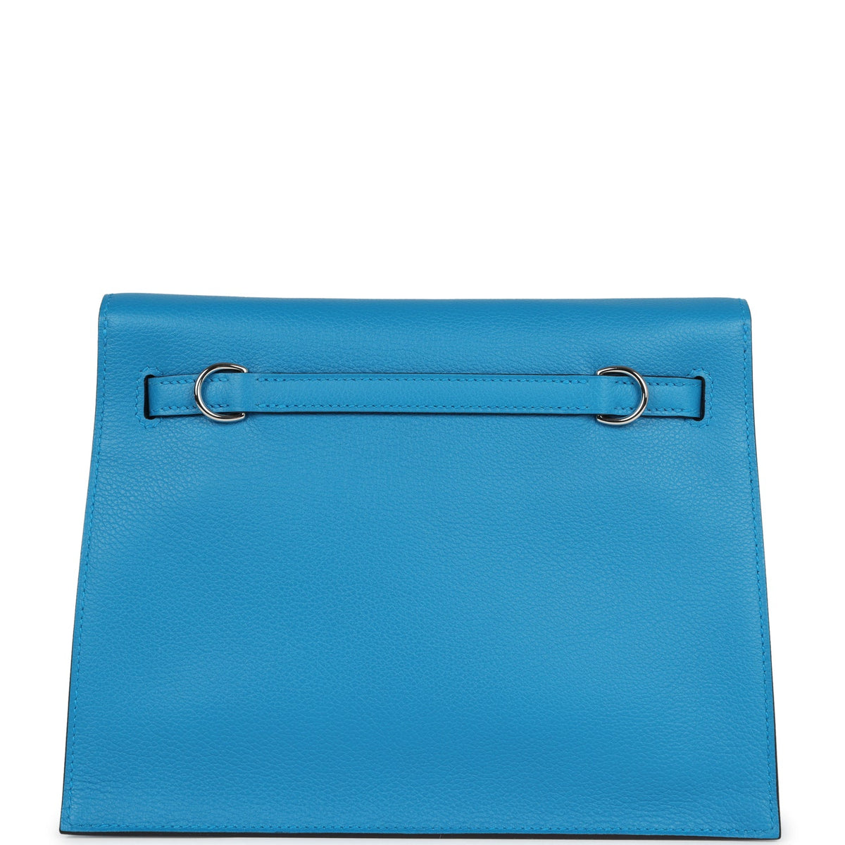 Hermès Kelly Danse Bleu Zanzibar Evercolor Palladium Hardware