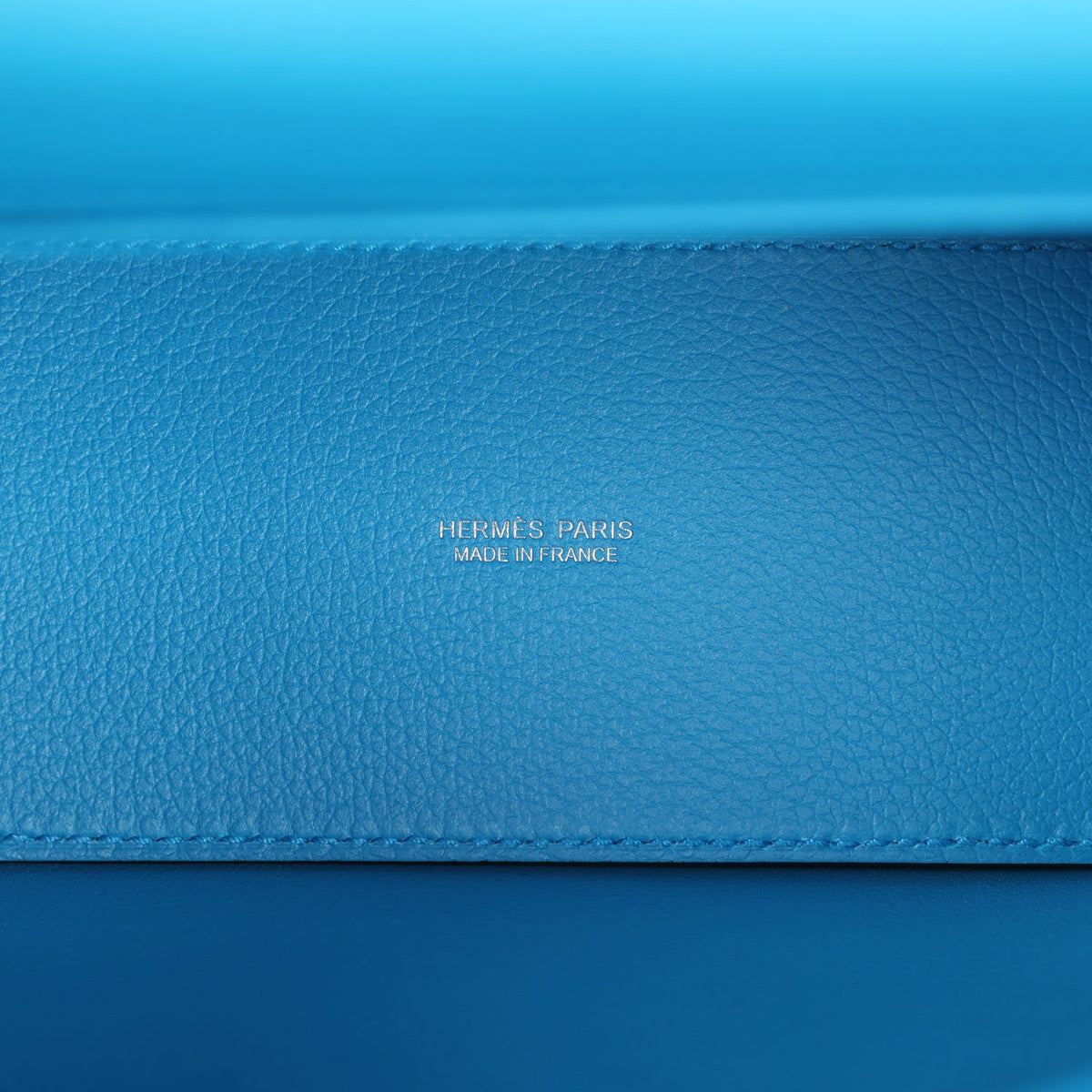 Hermès Kelly Danse Bleu Zanzibar Evercolor Palladium Hardware