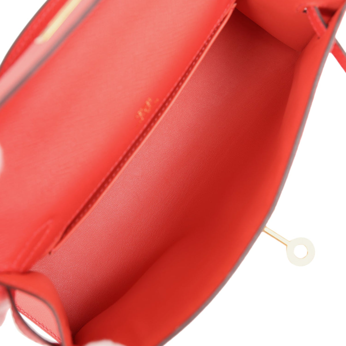Hermès Kelly Pochette Rose Jaipur Epsom Gold Hardware
