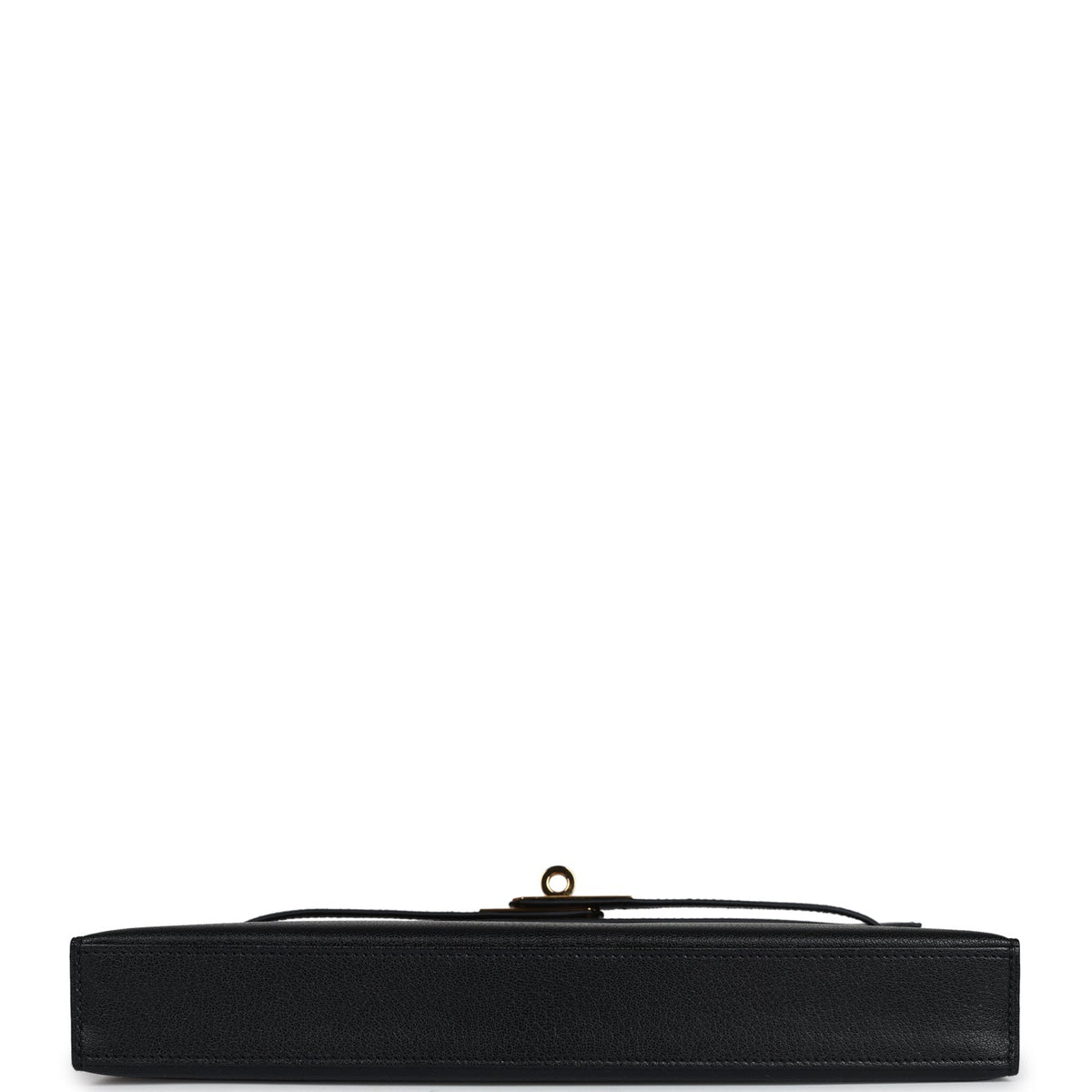 Hermès Kelly Elan Black Chevre Chamkila Gold Hardware