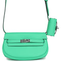 Hermès Kelly Moove Vert Comics Swift Palladium Hardware