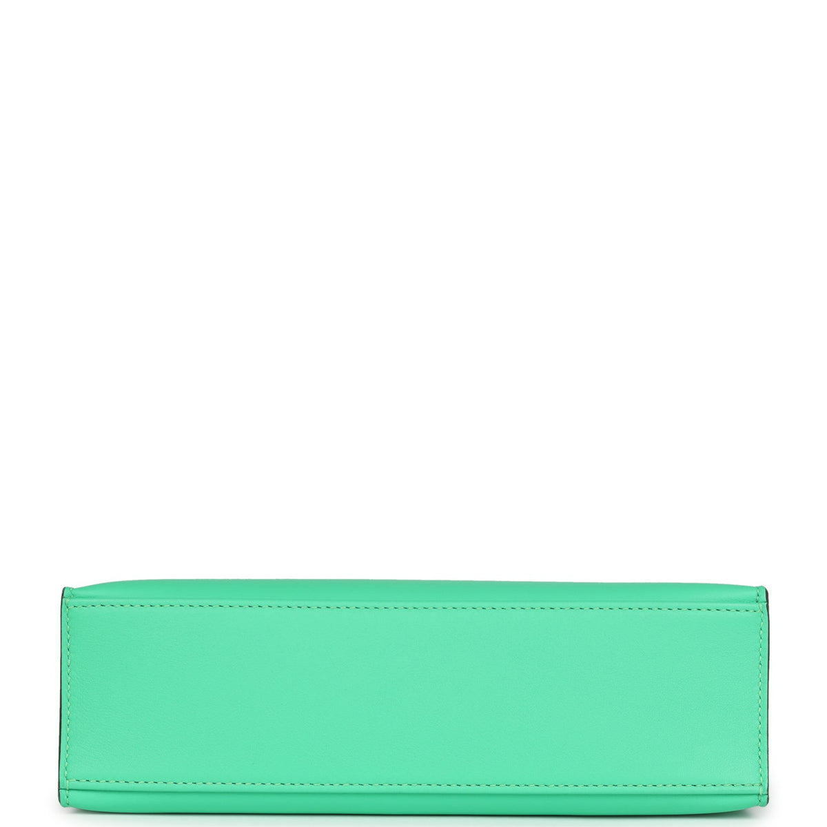 Hermès Kelly Pochette Vert Comics Swift Palladium Hardware