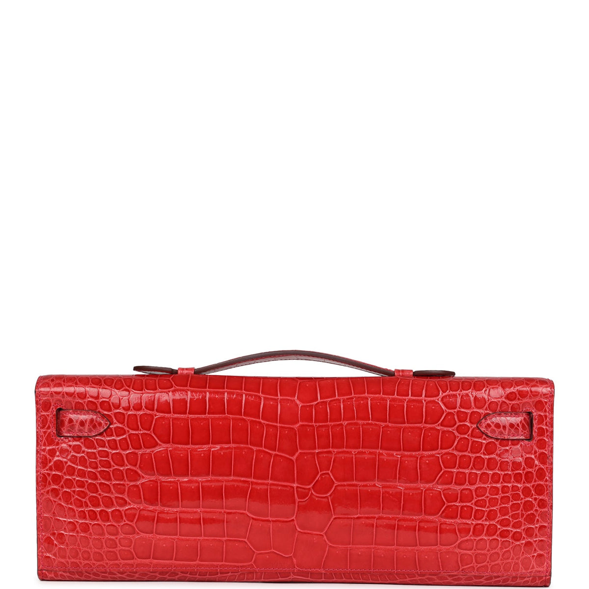 Hermès Kelly Cut Bougainvillea Shiny Faux Leather Gold Hardware